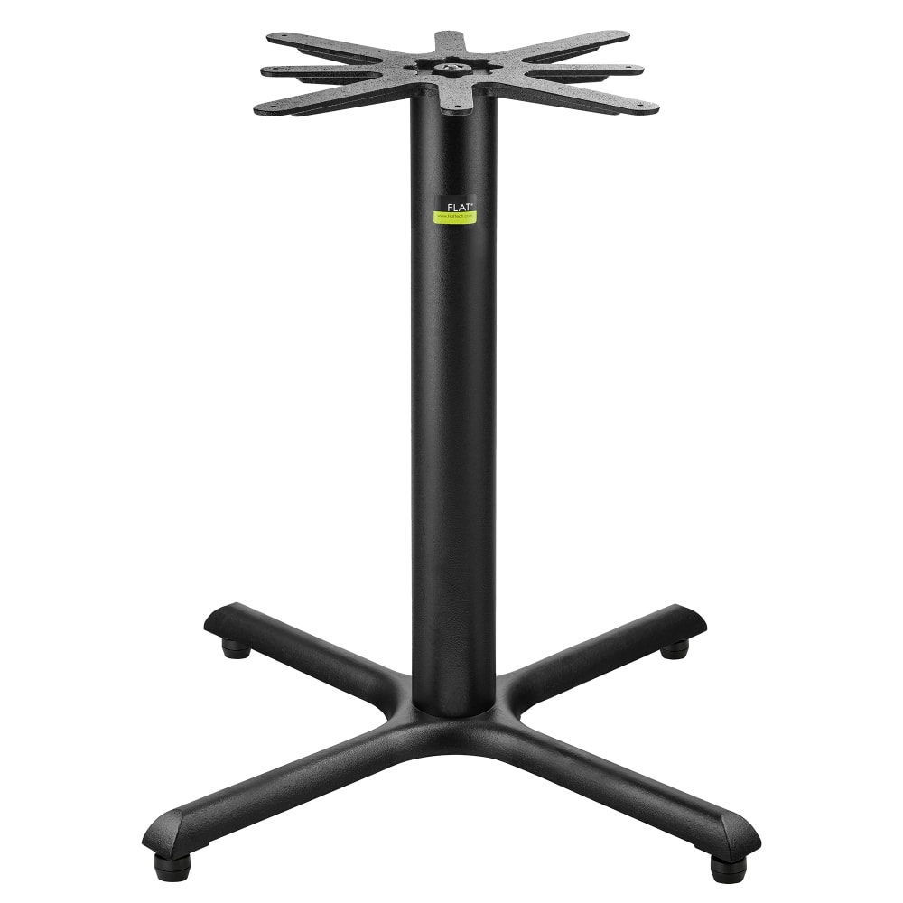 Flat Tech CT2090 34 3/4"H Counter Height Table Base for 44" Square & 54" Round Table Tops, Cast Iron