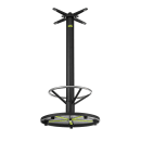 Flat Tech CT3018 40 3/4" Bar Height Table Base w/ Foot Ring for 26" Square & 30" Round Table Tops, Cast Iron thumbnail 2