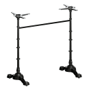 Flat Tech CT4206 (2) Piece Bar Height Table Base w/ 22 3/5" End Base - Cast Iron thumbnail 2