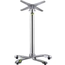 Flat Tech CT4333 Bar Height Table Base w/ Cross Base - 26" Cross Base - Polished Aluminum thumbnail 2