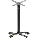 Flat Tech CT4334 Bar Height Table Base w/ 26" Cross Base - Aluminum, Black thumbnail 2