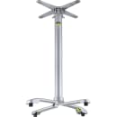 Flat Tech CT4335 Bar Height Table Base w/ 26" Cross Base, Aluminum thumbnail 2