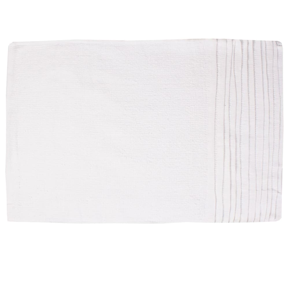 Chef Revival White Ribbed Terry Cloth Bar Towel, 16" x 19" (BMR)