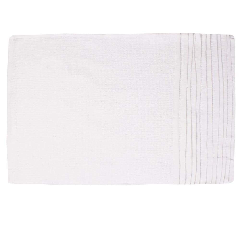 Chef Revival White Ribbed Terry Cloth Bar Towel, 16" x 19" (BMR-21)