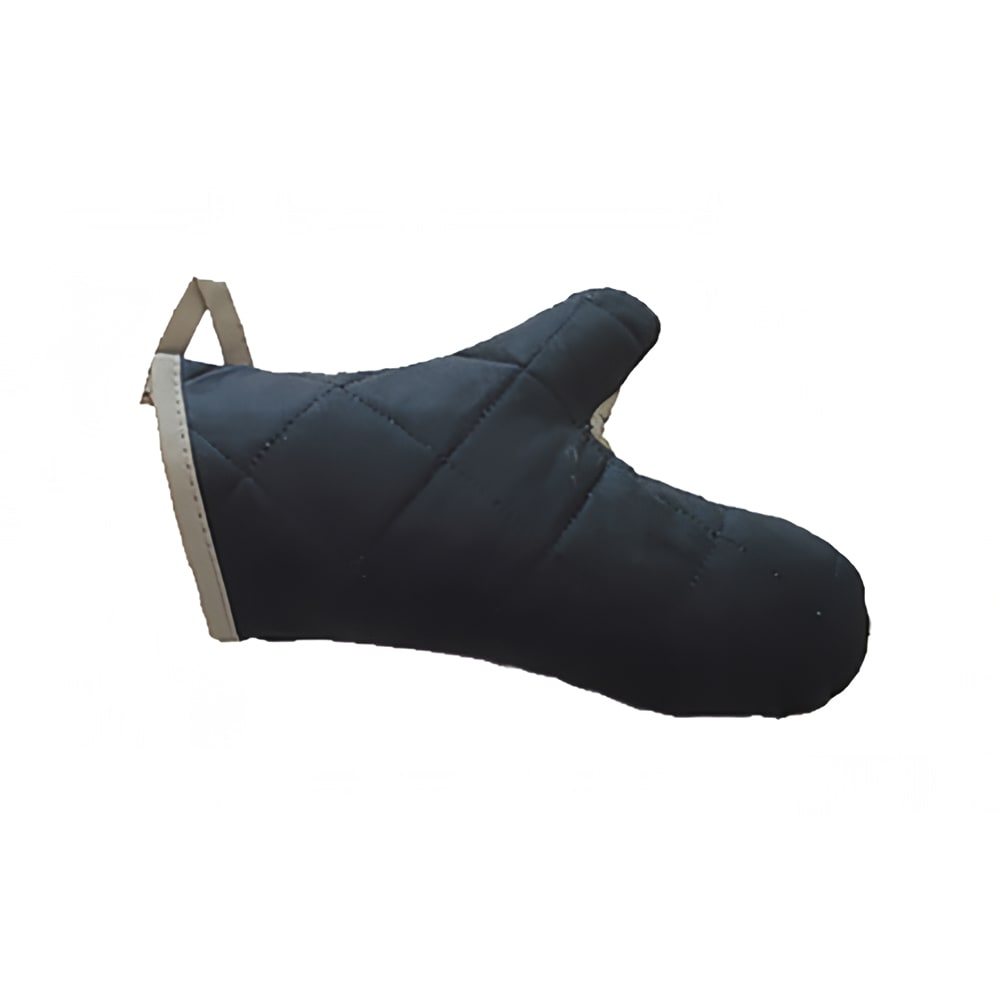 Chef Revival 13" Conventional Oven Mitt - Forearm Length, Black/Beige (CL2PX23BKBK)