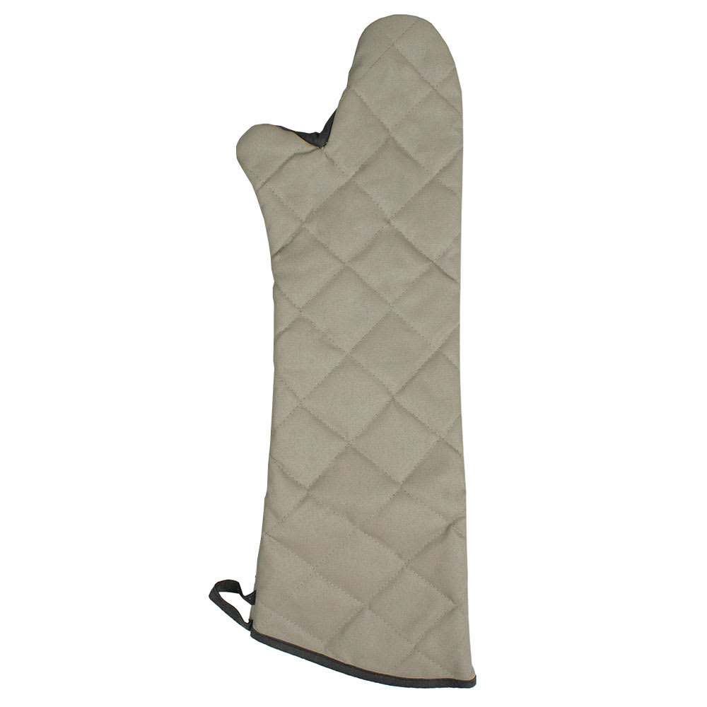 Chef Revival 24" Conventional Oven Mitt - Pyrotex®, Beige/Black (CL2PX24ELBETF-1)