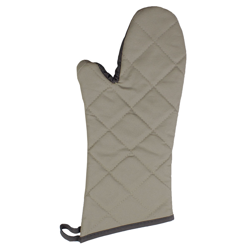 Chef Revival 17" Conventional Oven Mitt - Pyrotex®, Beige/Black (CL2PX27BETF-1)