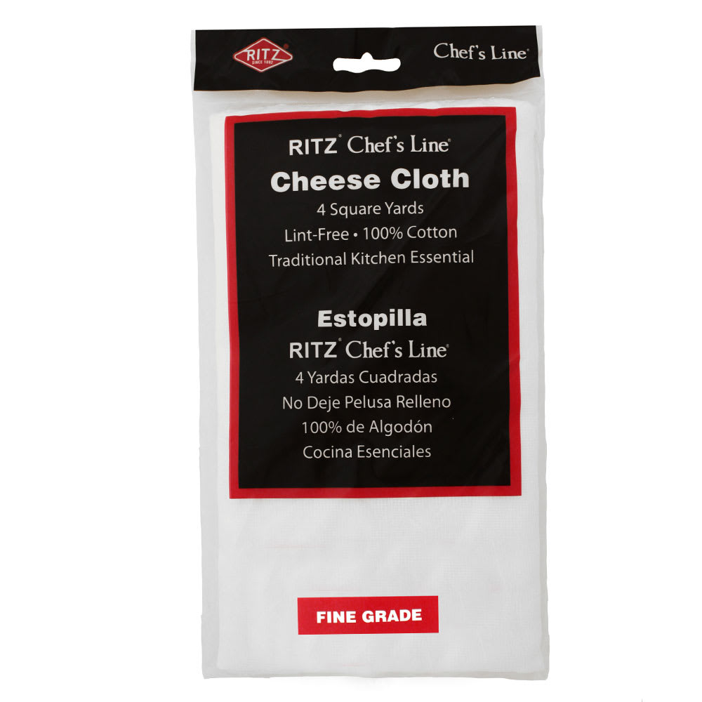 Chef Revival 4 yd Fine Grade Cheese Cloth - Cotton, White (CLCH201204-1)