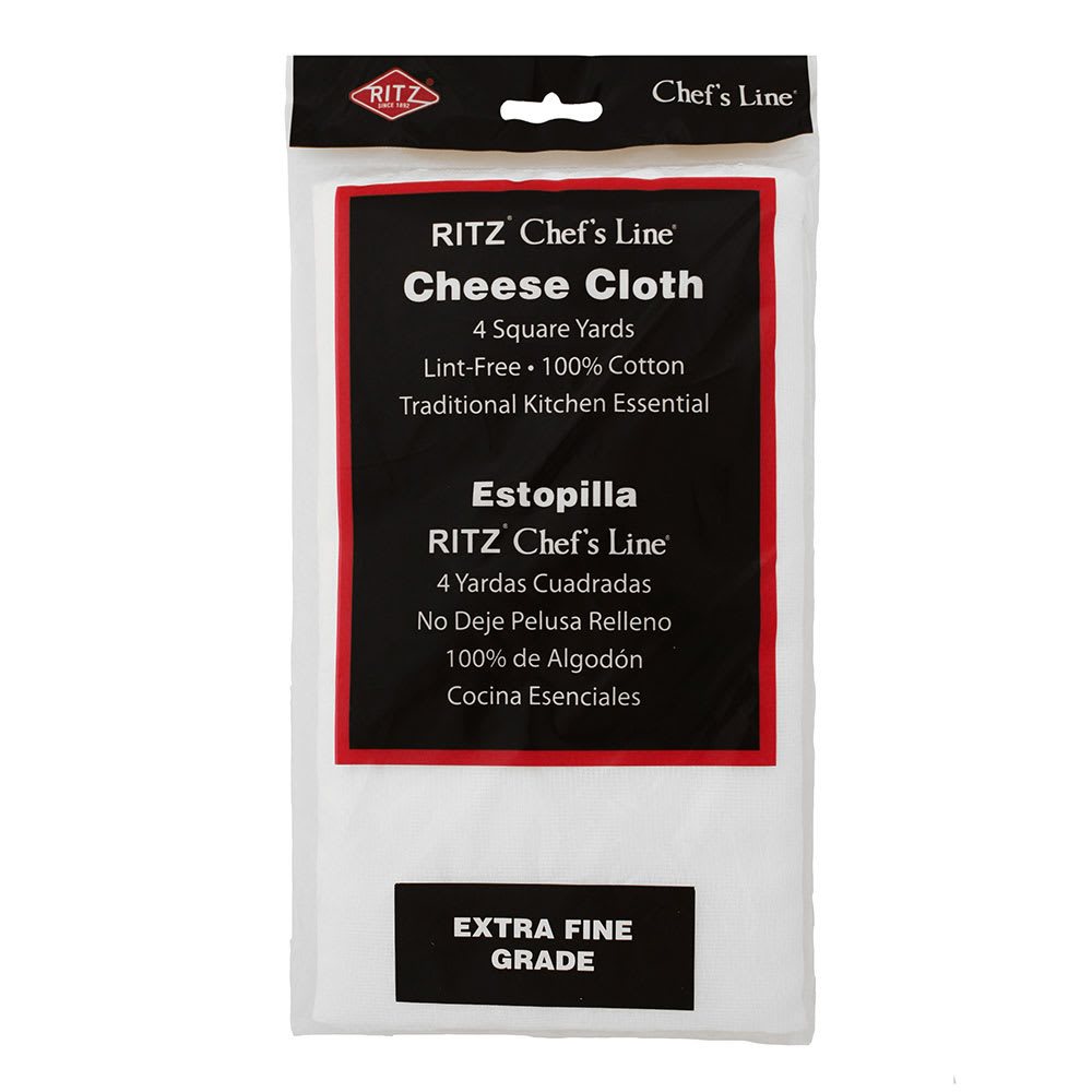 Chef Revival 4 yd Extra-Fine Grade Cheese Cloth - Cotton, White (CLCH242004-1)