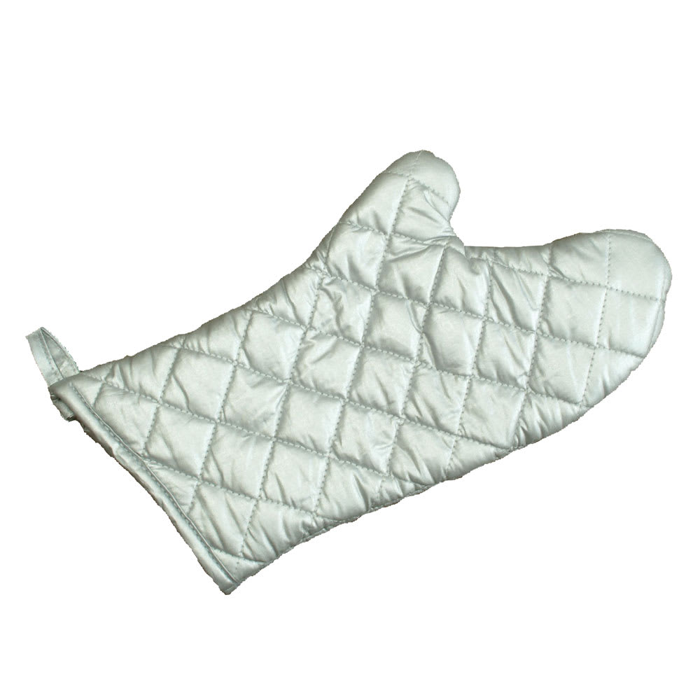 Chef Revival 13" Conventional Oven/Freezer Mitt - Silicone, Silver (CLOMS23SL-1)