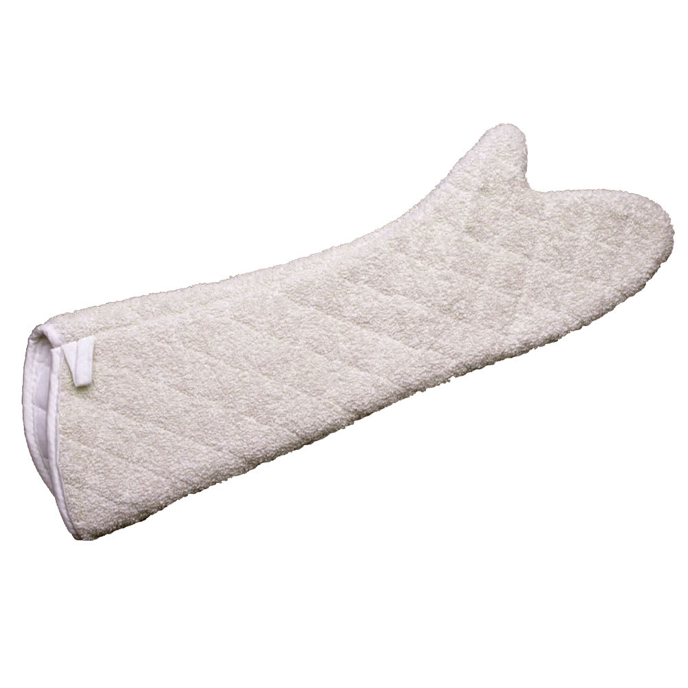 Chef Revival 24" Conventional Oven Mitt w/ Silicone Lining - Terry, Beige (CLTTOM24BE-1)