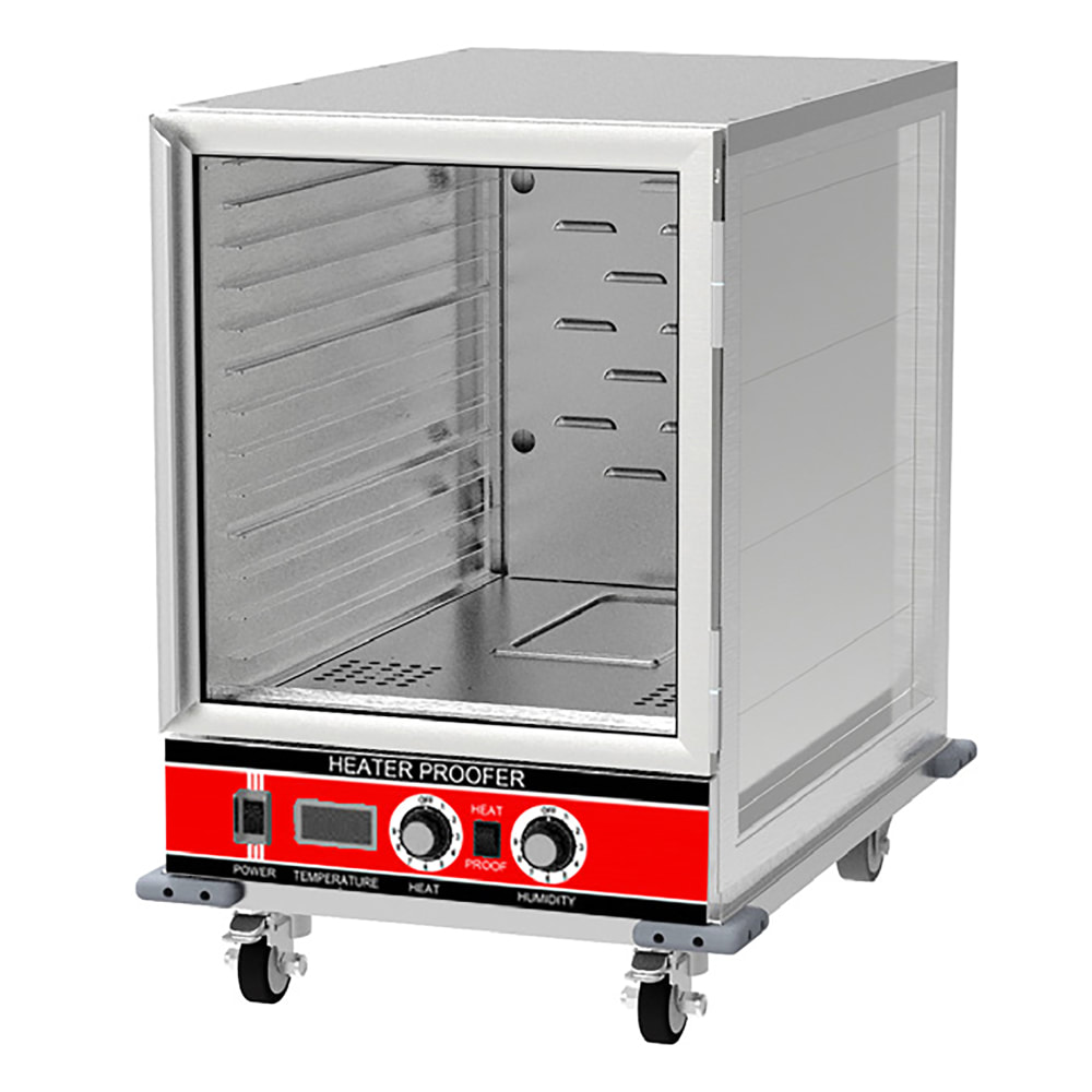 BevLes HPC-3414 1/2 Size Non-Insulated Mobile Heated Proofing Cabinet w/ (14) Pan Capacity - 120v/1ph