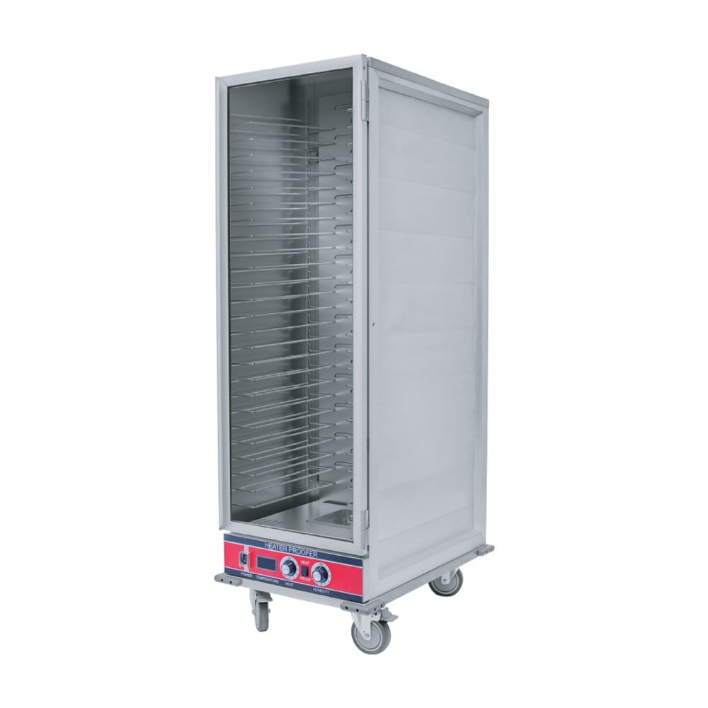 BevLes HPC-7125-A Full Size Non-Insulated Mobile Heated Proofing Cabinet w/ (27) Pan Capacity - 120v/1ph