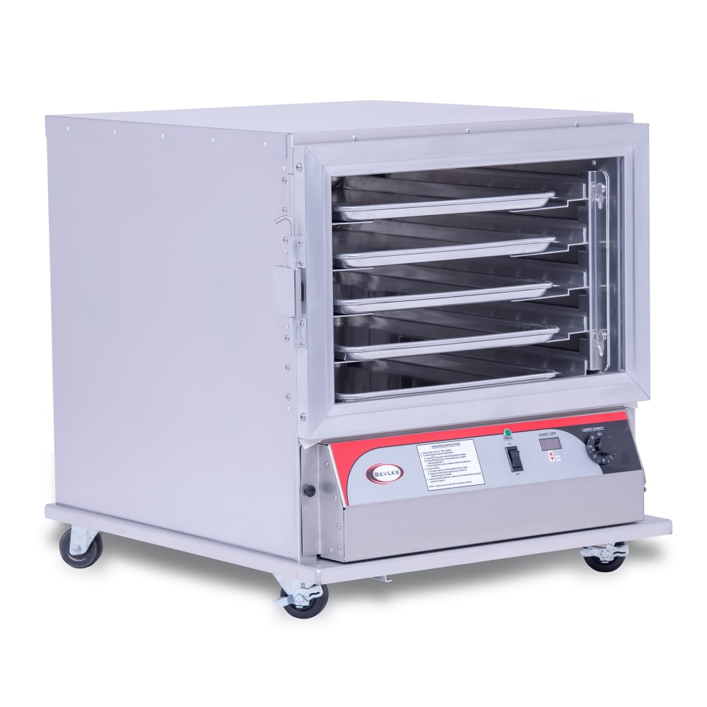 BevLes PICA32-10INS-A-1R1 Undercounter Insulated Mobile Heated Proofing Cabinet w/ (5) Pan Capacity - 120v/1ph