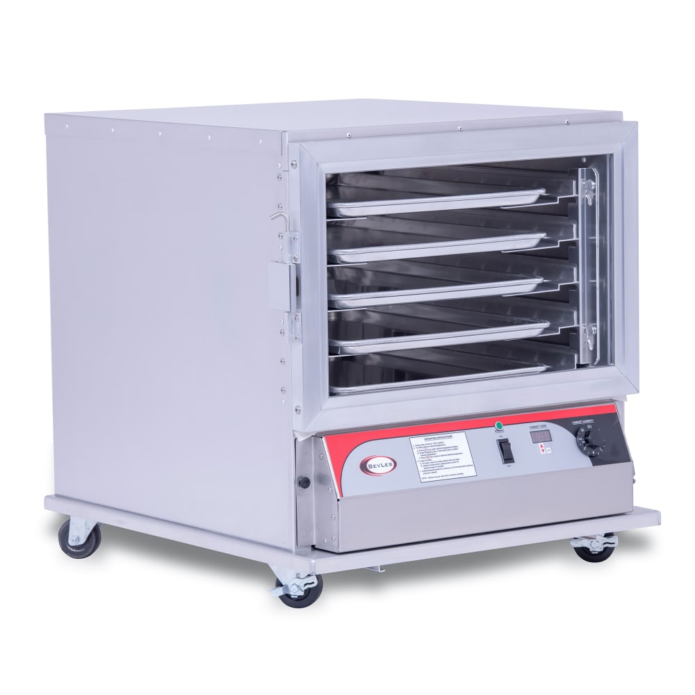 BevLes PICA32-10INS-A-4R1 Undercounter Insulated Mobile Heated Proofing Cabinet w/ (5) Pan Capacity - 208-230v/1ph