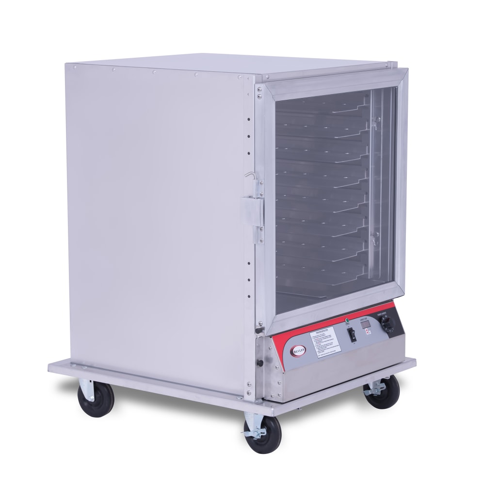 BevLes PICA44-16-A-4L1 1/2 Size Non-Insulated Mobile Heated Proofing Cabinet w/ (8) Pan Capacity - 208-230v/1ph