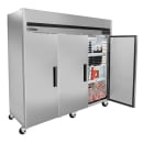 Maxx Cold MCFT-72FDHC 81" Three Section Reach In Freezer, (3) Solid Doors, 120v thumbnail 4