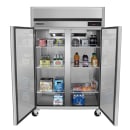 Maxx Cold MCRT-49FDHC 54" Two Section Reach In Refrigerator, (2) Left/Right Hinge Solid Doors, 120v thumbnail 4
