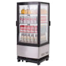 Maxx Cold MECR-32D 16 9/10" X-Series Dual Service Countertop Refrigerated Display Case - (4) Levels, 120v thumbnail 3