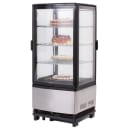 Maxx Cold MECR-32D 16 9/10" X-Series Dual Service Countertop Refrigerated Display Case - (4) Levels, 120v thumbnail 4