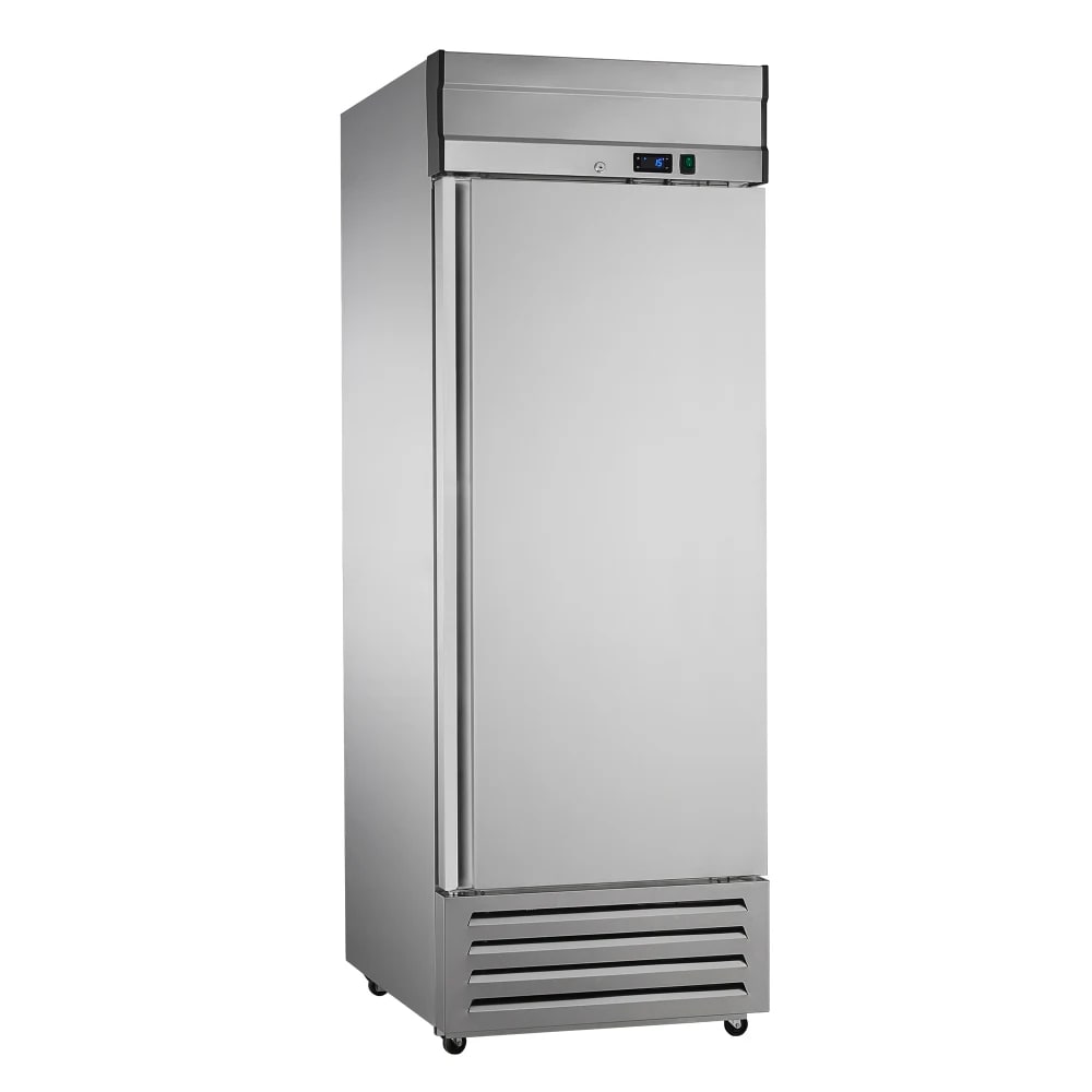 5O7O 27 3/16" One Section Reach In Refrigerator, (1) Right Hinge Solid Door, 115v (MER23)