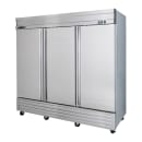 Maxx Cold MVF-72FDHC 81 1/5" V-Series Three Section Reach In Freezer, (3) Solid Doors, 115v thumbnail 3