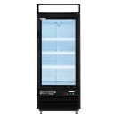 Maxx Cold MVMF12B 25" V-Series One Section Display Freezer w/ Swing Door - Bottom Mount Compressor, Black, 120v thumbnail 2