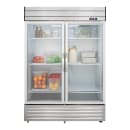 Maxx Cold MVR-49GDHC 54 1/5" V-Series Two Section Reach In Refrigerator, (2) Left/Right Hinge Glass Doors, 115v thumbnail 5