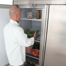 Maxx Cold MVR-72FDHC 81 1/5" V-Series Three Section Reach In Refrigerator, (3) Left/Right Hinge Solid Doors, 115v thumbnail 8