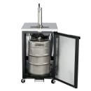 Maxx Cold MXBD24-1BHC 23 3/10" X-Series Kegerator Beer Dispenser w/ (1) Keg Capacity - (1) Column, Black, 120v thumbnail 2