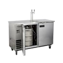Maxx Cold MXBD48-1SHC 47 1/2" X-Series Kegerator Beer Dispenser w/ (2) Keg Capacity - (1) Column, Stainless, 120v thumbnail 2