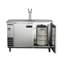 Maxx Cold MXBD48-1SHC 47 1/2" X-Series Kegerator Beer Dispenser w/ (2) Keg Capacity - (1) Column, Stainless, 120v thumbnail 3