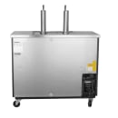 Maxx Cold MXBD48-2BHC 47 1/2" X-Series Kegerator Beer Dispenser w/ (2) Keg Capacity - (2) Columns, Black, 120v thumbnail 4