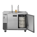 Maxx Cold MXBD60-2SHC 61 1/16" X-Series Kegerator Beer Dispenser w/ (2) Keg Capacity - (2) Columns, Stainless, 120v thumbnail 4