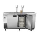 Maxx Cold MXBD72-2SHC 73 1/16" X-Series Kegerator Beer Dispenser w/ (3) Keg Capacity - (2) Columns, Stainless, 120v thumbnail 4