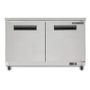 Maxx Cold MXCF48UHC 48 5/16" X-Series Undercounter Freezer w/ (2) Sections & (2) Doors, 120v thumbnail 2