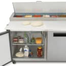 Maxx Cold MXCPP92HC 94 1/5" X-Series Pizza Prep Table w/ Refrigerated Base, 120v thumbnail 3