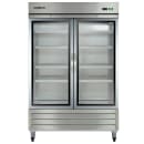 Maxx Cold MXCR-49GDHC 55 3/10" X-Series Two Section Reach In Refrigerator, (2) Left/Right Hinge Glass Doors, 120v thumbnail 2