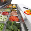 Maxx Cold MXCR60SHC 61 1/5" X-Series Sandwich/Salad Prep Table w/ Refrigerated Base, 120v thumbnail 6