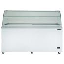 Maxx Cold MXDC-12 70" X-Series Mobile Ice Cream Dipping Cabinet w/ 22 Tub Capacity - White, 120v thumbnail 2