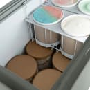 Maxx Cold MXDC-12 70" X-Series Mobile Ice Cream Dipping Cabinet w/ 22 Tub Capacity - White, 120v thumbnail 9