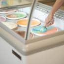 Maxx Cold MXDC-4 31 1/2" X-Series Mobile Ice Cream Dipping Cabinet w/ 6 Tub Capacity - White, 120v thumbnail 7