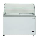 Maxx Cold MXDC-8 51 7/10" X-Series Mobile Ice Cream Dipping Cabinet w/ 14 Tub Capacity - White, 120v thumbnail 2
