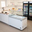 Maxx Cold MXDC-8 51 7/10" X-Series Mobile Ice Cream Dipping Cabinet w/ 14 Tub Capacity - White, 120v thumbnail 8