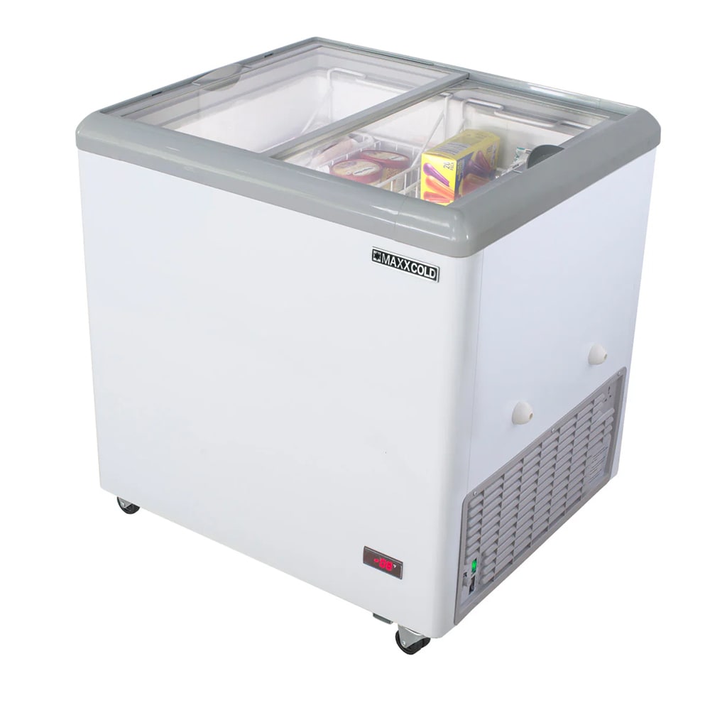 Maxx Cold MXF31F 32" X-Series Mobile Ice Cream Freezer w/ 2 Basket Capacity - 120v