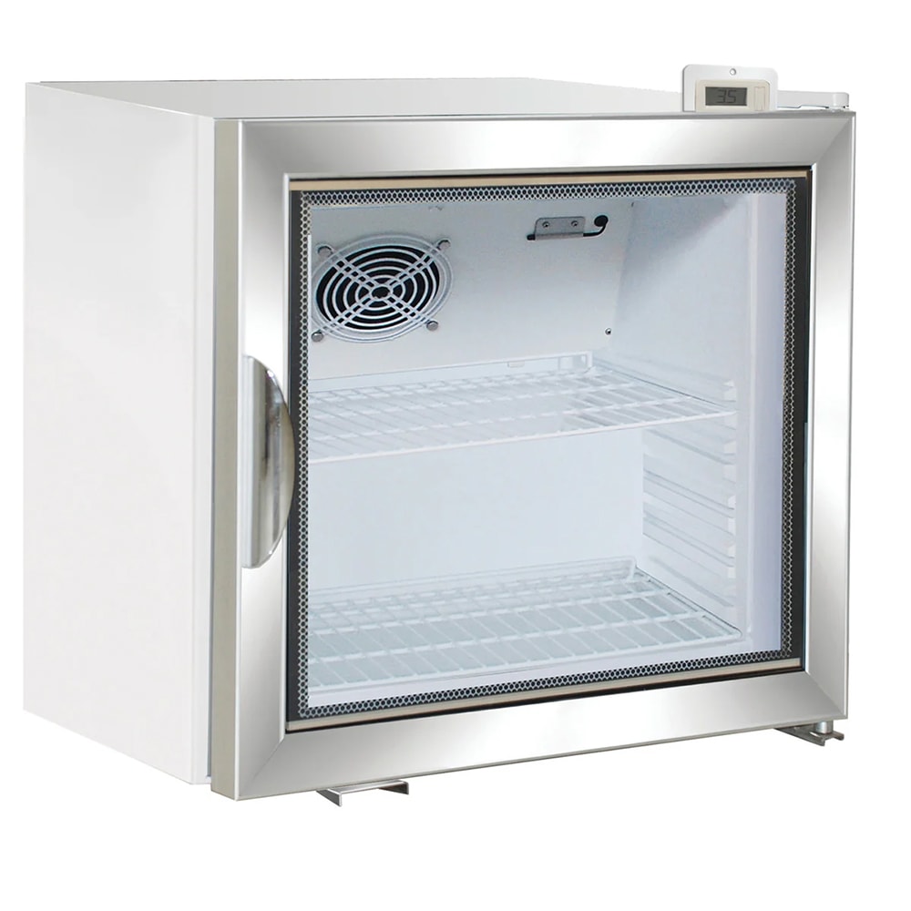 Maxx Cold MXM1-2RHC 22 3/10" X-Series Countertop Refrigerator w/ Front Access - Swing Door, White, 120v