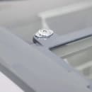 Maxx Cold MXSHC42SHC 24 1/2" Mobile Chest Refrigerator Freezer w/ (1) Basket - White, 120v thumbnail 4