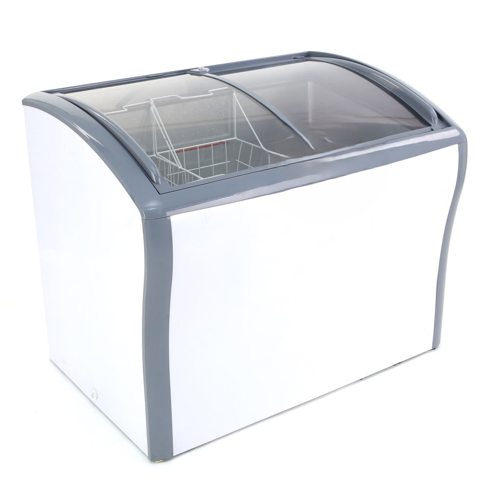 Maxx Cold MXSHC95SHC 41" Mobile Chest Refrigerator Freezer w/ (2) Baskets - White, 120v