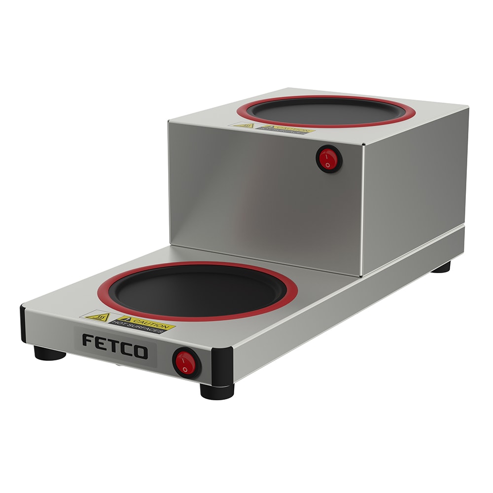 Fetco A15500000 Dual Step-Up Coffee Warmer for Glass Decanters, 120v