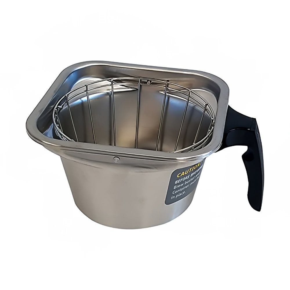 Fetco B002280B1 Brew Basket w/ Clips for XTS™ & Extractor® V+™ Brewers - 16" x 6", Stainless Steel